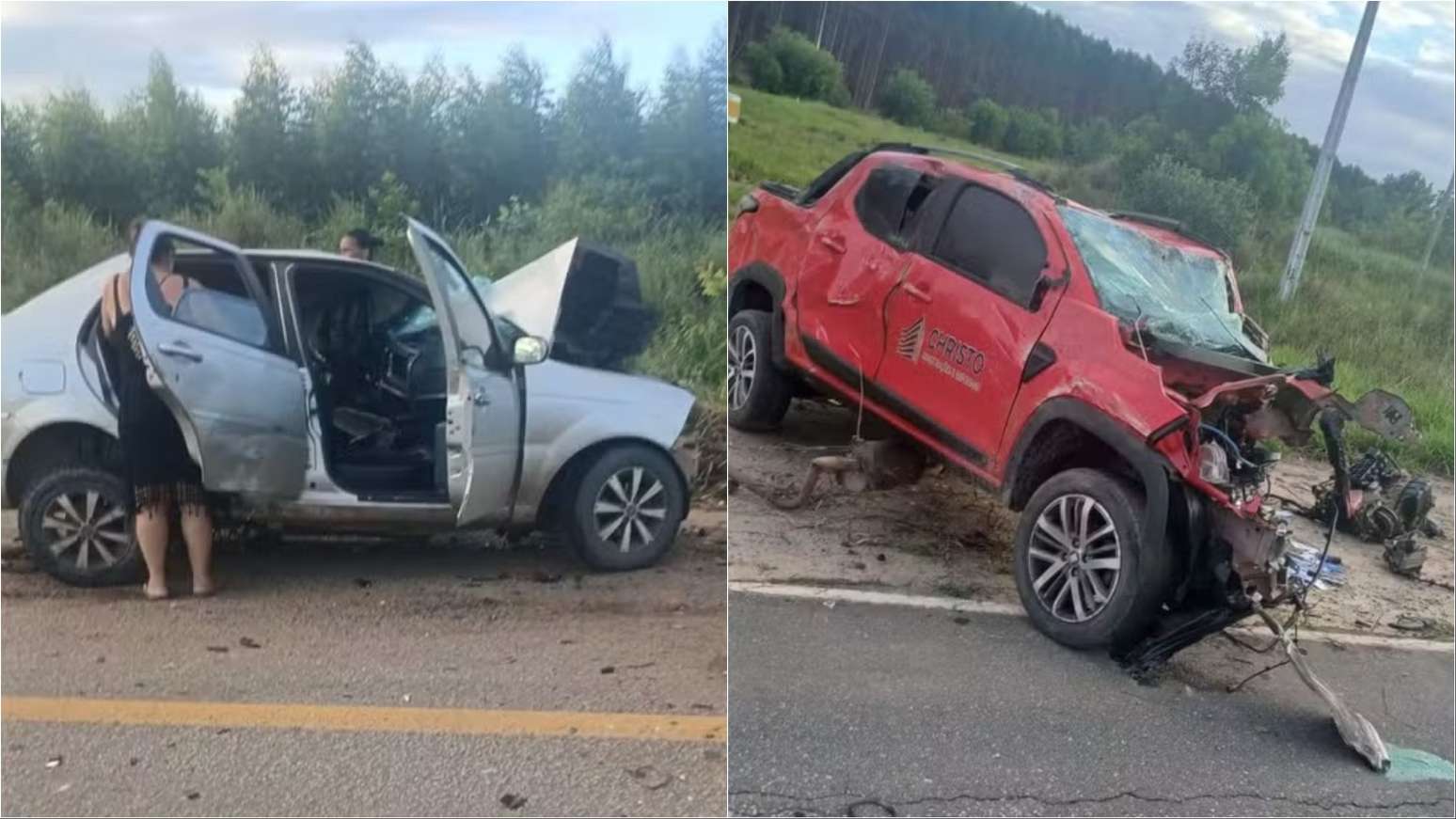 Quatro pessoas morreram em um acidente em Mucuri, interior da Bahia