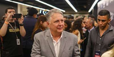 O candidato Anthony Garotinho do Republicanos ap&oacute;s o debate da Band Foto: Pedro Kirilos/Estad&atilde;o / Estad&atilde;o