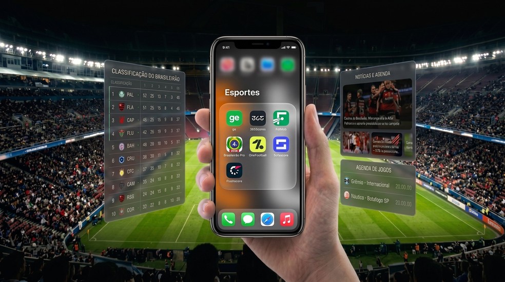Brasileirão 2026: 8 apps para acompanhar tabela, jogos e seu time