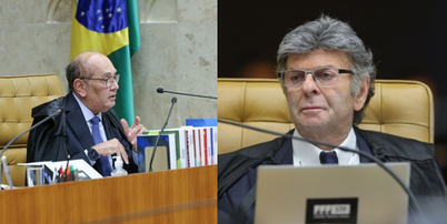 Ministros Gilmar Mendes e Luiz Fux Foto: Rosinei Coutinho/STF