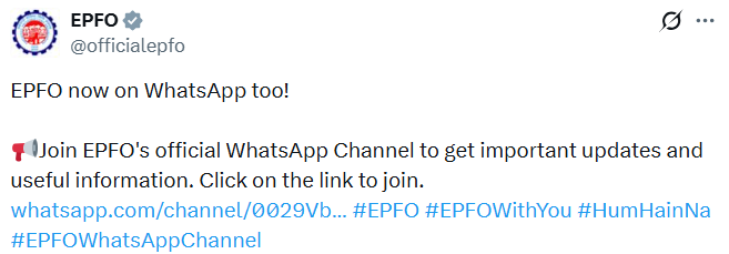 Quer atualizações do EPFO no WhatsApp? Aqui está o guia passo a passo para se inscrever