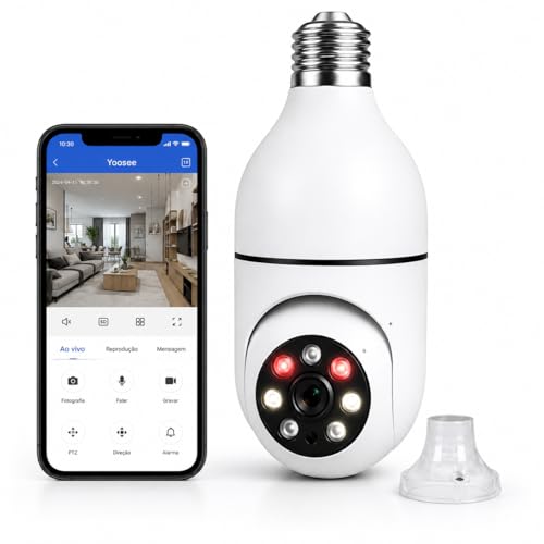 Câmera Lâmpada WiFi 360° Yoosee