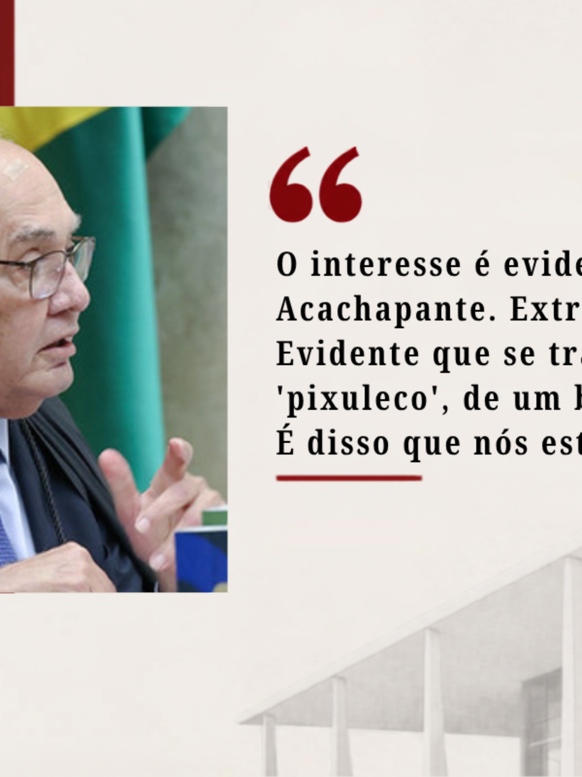 PF paralela, máfia e Fábio Porchat: veja as melhores frases do julgamento no STF