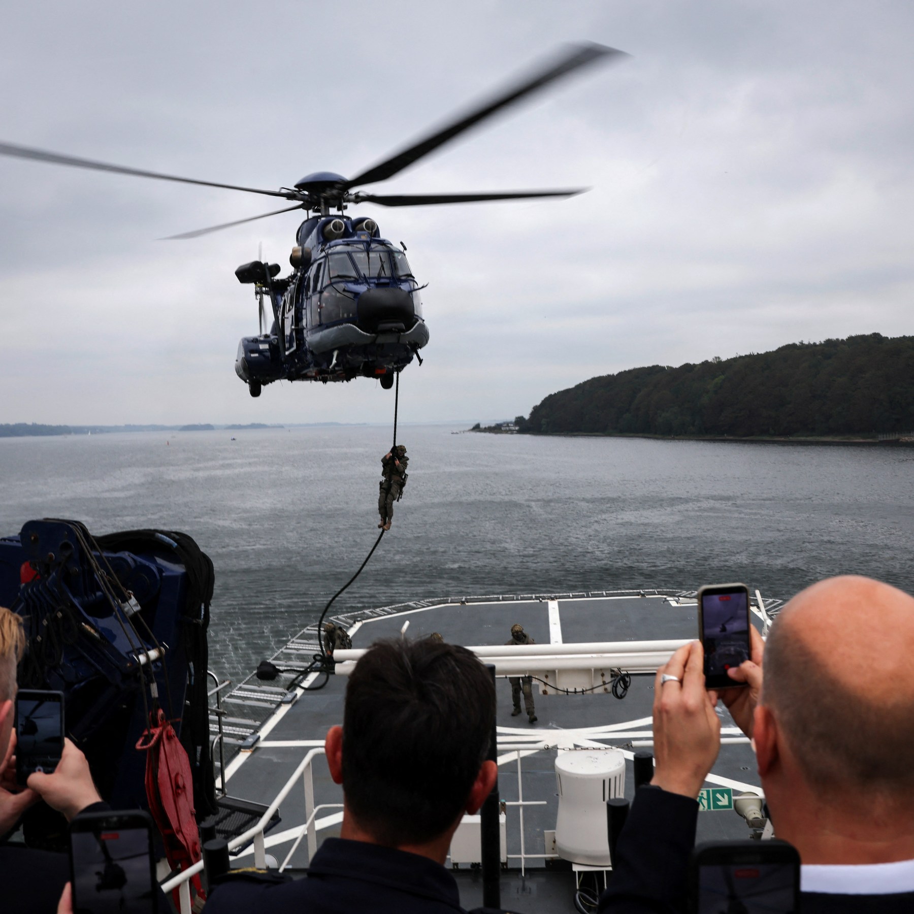 A Rússia alerta a Dinamarca após quase colisão no Mar Báltico