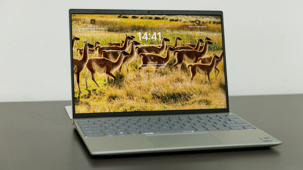 Tela de bloqueio de notebook com Windows 11