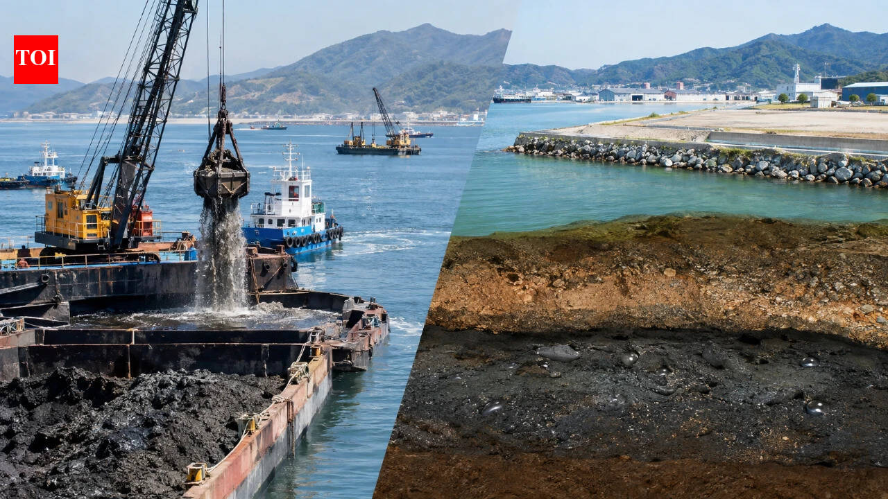 O Japão removeu 1,5 milhão de metros cúbicos de sedimento contaminado por mercúrio da Baía de Minamata, mas décadas depois o mercúrio permanece enterrado sob terras recuperadas.