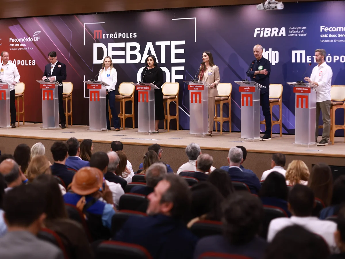 Debate: candidatos criticam governo atual e citam propostas em 1º bloco