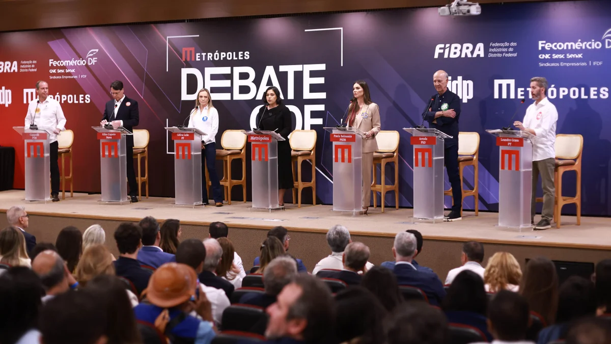 Debate: candidatos criticam governo atual e citam propostas em 1º bloco