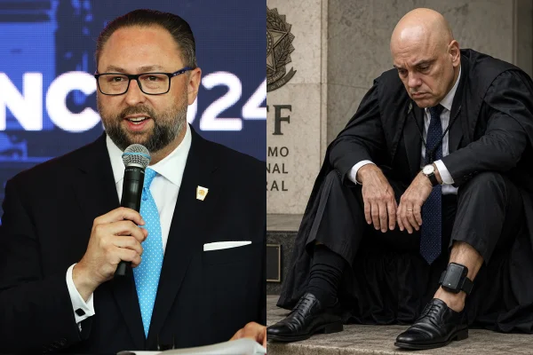 Ex-estrategista de Trump posta imagem de IA com Moraes usando tornozeleira