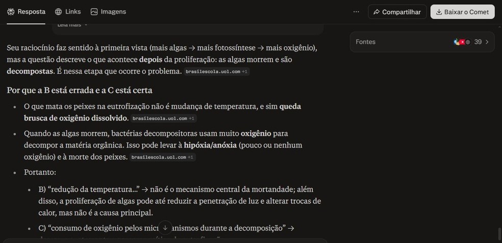 Perplexity pode ajudar na revisão para o Enem? Saiba como usar a IA