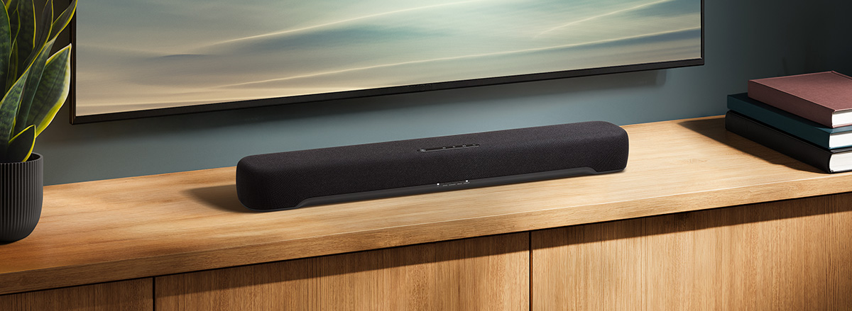 Yamaha B200A soundbar on a tabletop
