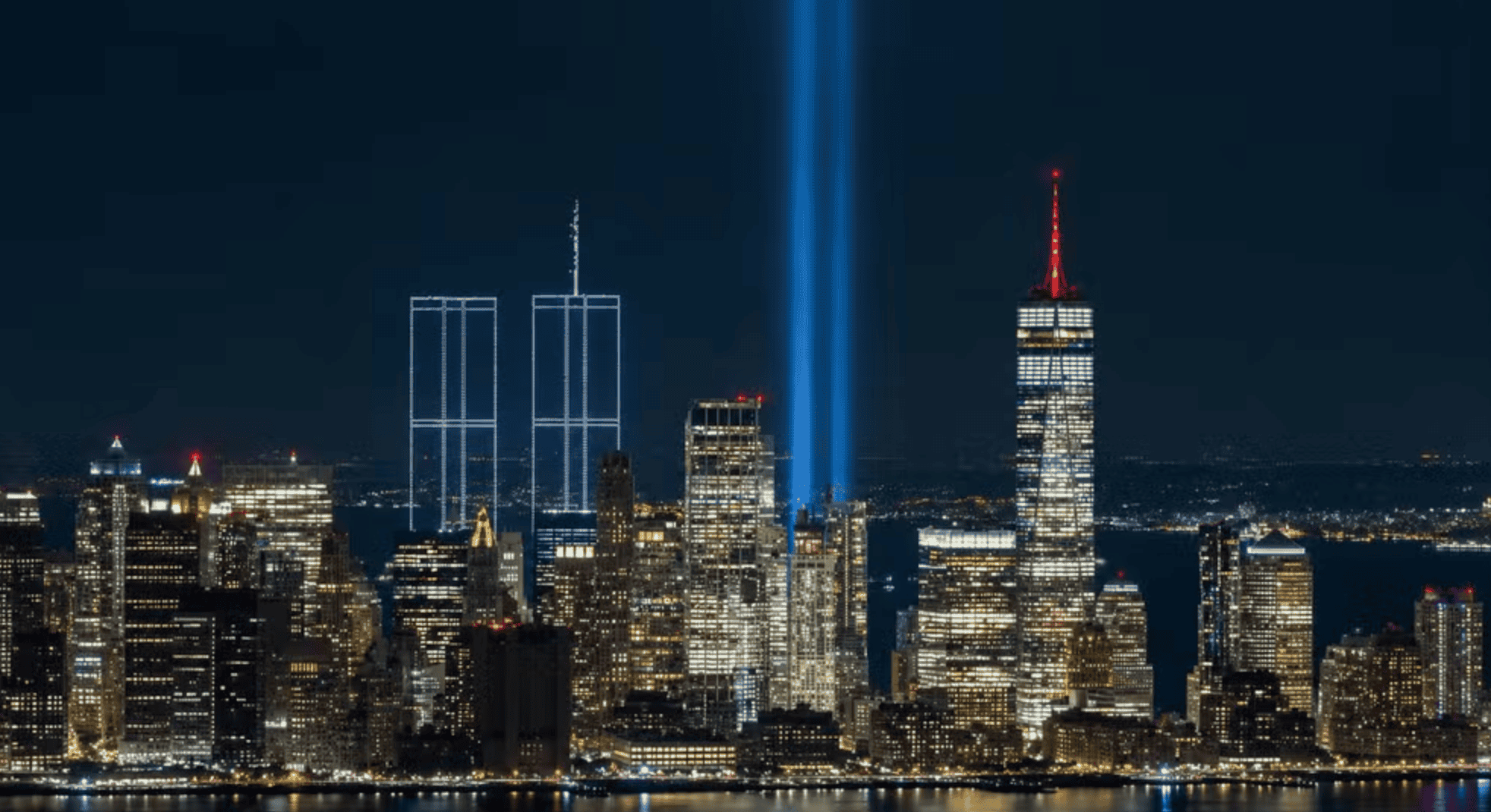 25 anos do 11 de setembro: drones formam as Torres Gêmeas em NY