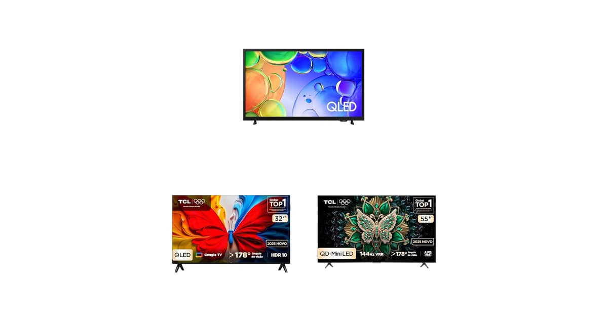 Tela grande, imagem incrível: selecionamos os melhores TVs QLED em promoção agora