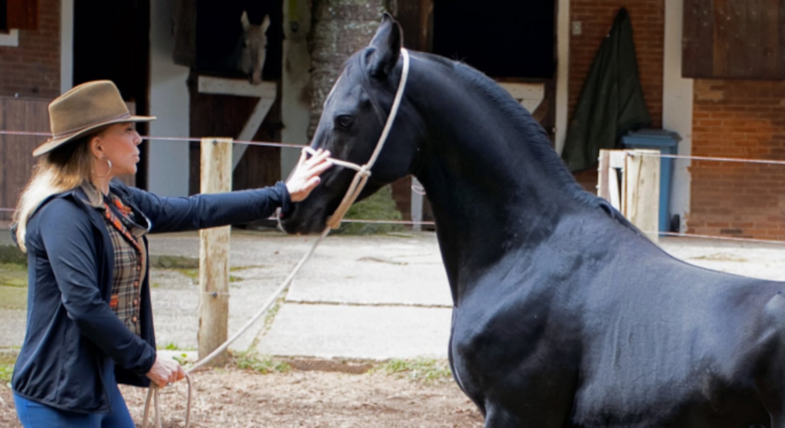 A apresentadora pratica hipismo e ama cavalos Reprodução/Instagram