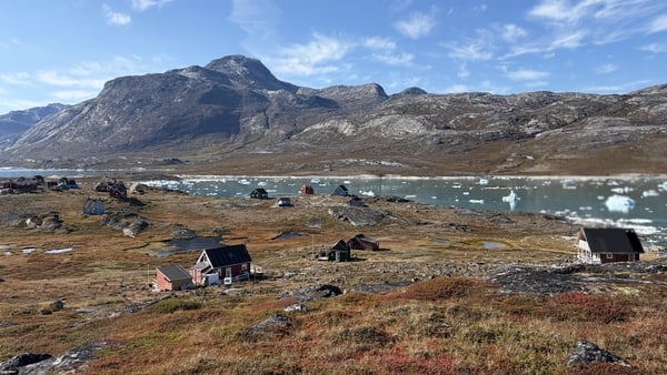 The Qoornoq Inuit settlement in Greenland
