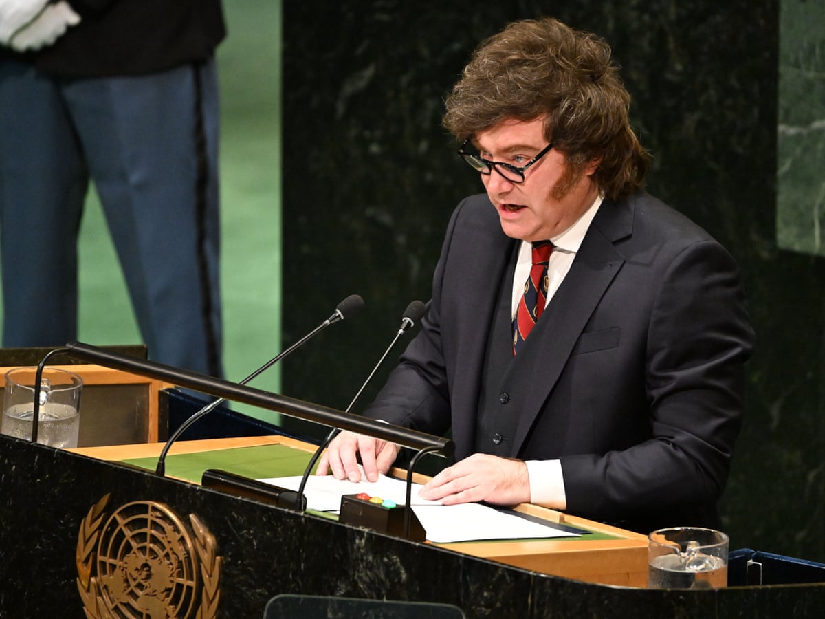 Milei ameaça na ONU que a Argentina tomará 'as coisas em nossas próprias mãos' sobre as Malvinas