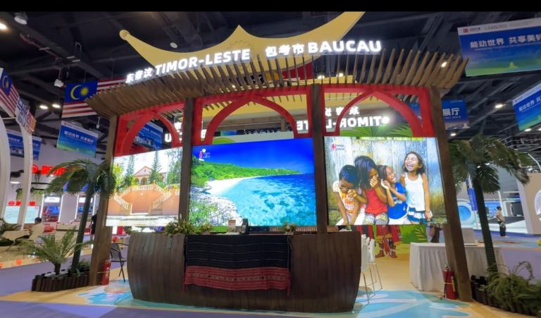 O Pavilhão de Timor-Leste sai o Melhor Pavilhão na CAEXPO de Nanning