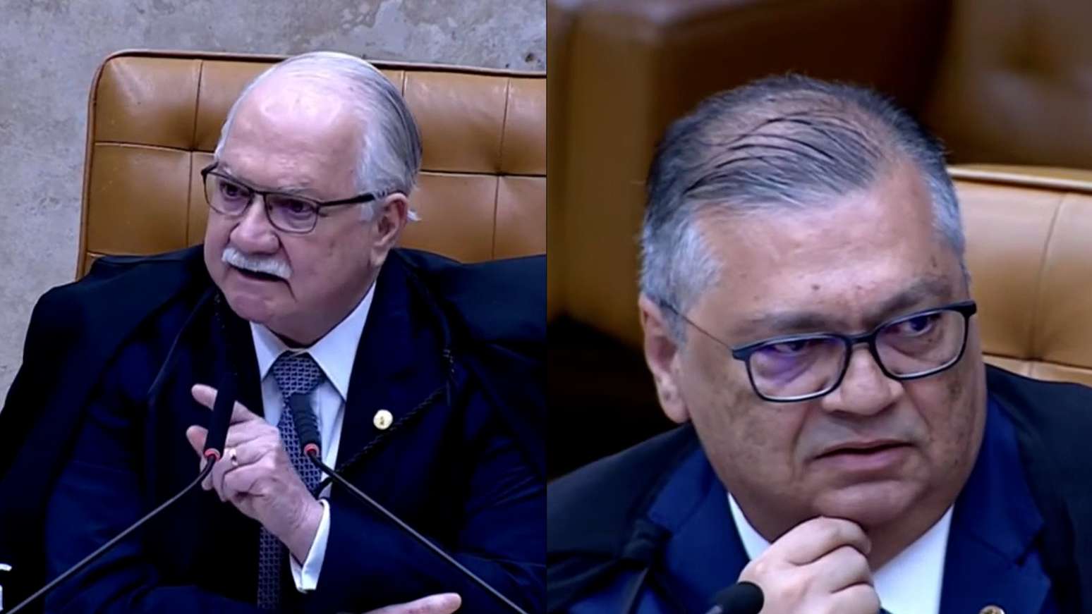 Dino e Fachin tiveram bate boca durante sess&atilde;o para tratar elo de Moraes e Vorcaro