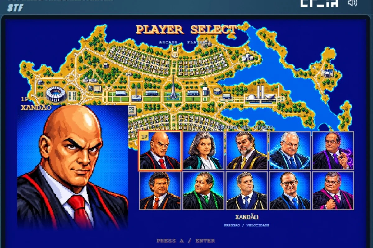 Xandão, personagem do jogo STFighter