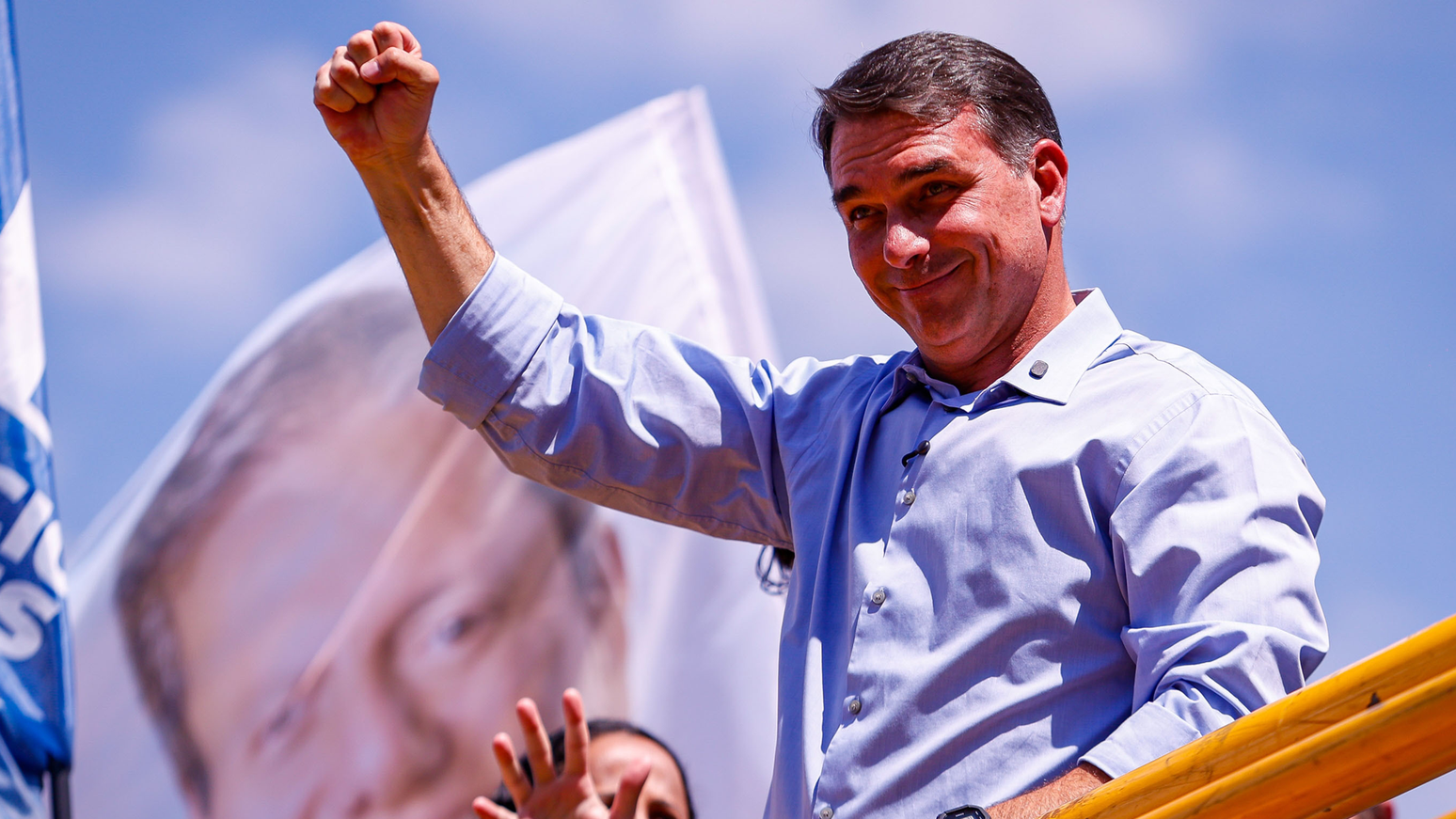 Flávio Bolsonaro, candidato para o cargo de presidente da República