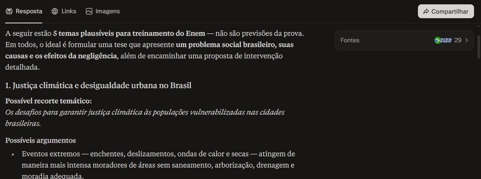 Perplexity pode ajudar na revisão para o Enem? Saiba como usar a IA