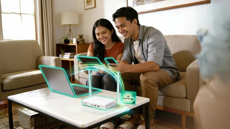 Smart Home WiFi SIM 99 key visual from Smart Communications