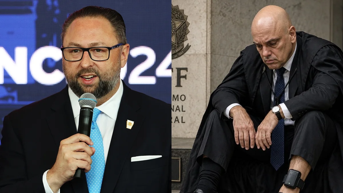 Ex-estrategista de Trump posta imagem de IA com Moraes usando tornozeleira